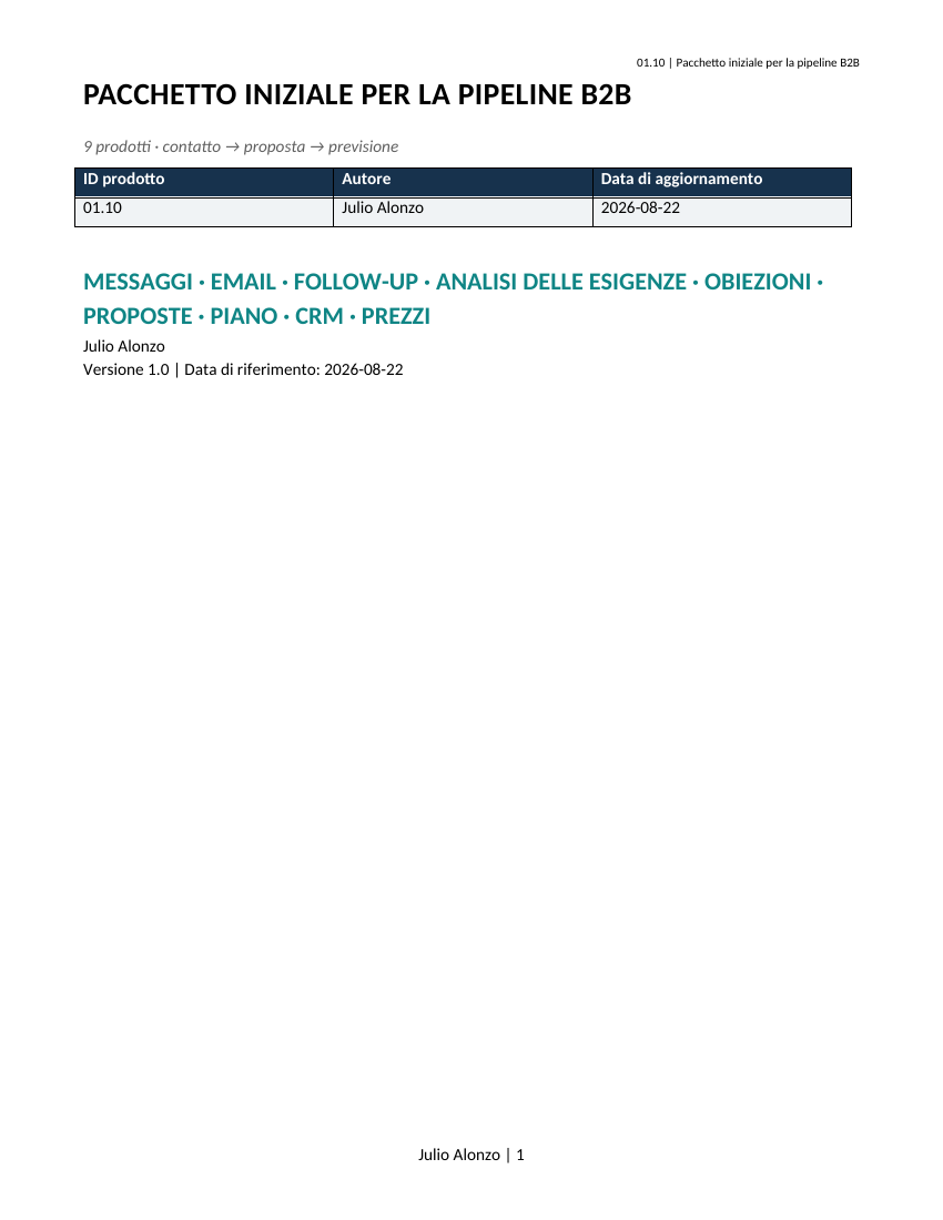 Portada real de B2B Pipeline Starter Bundle, Product_ID 01.10