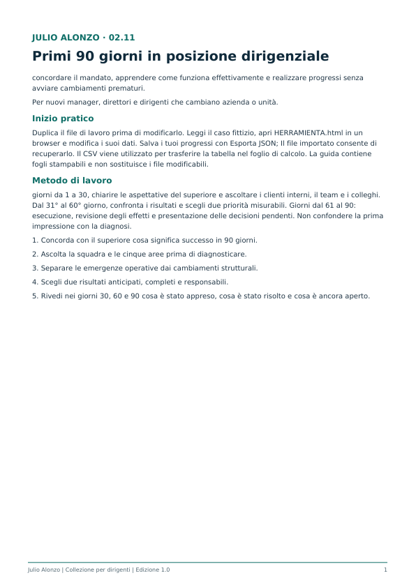 Portada real de Primeros 90 días en un puesto directivo, Product_ID 02.11