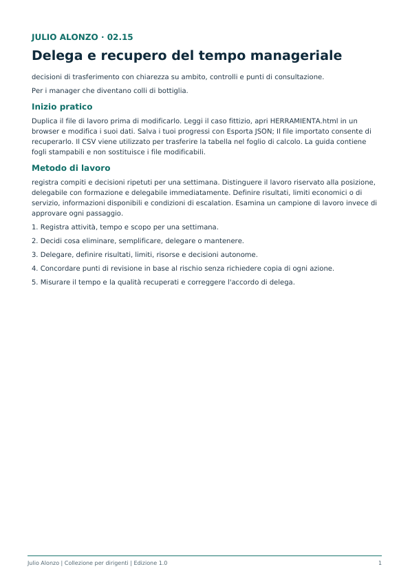 Portada real de Delegación y recuperación de tiempo directivo, Product_ID 02.15