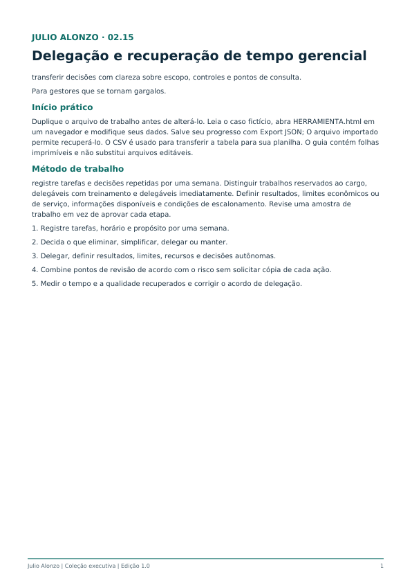 Portada real de Delegación y recuperación de tiempo directivo, Product_ID 02.15