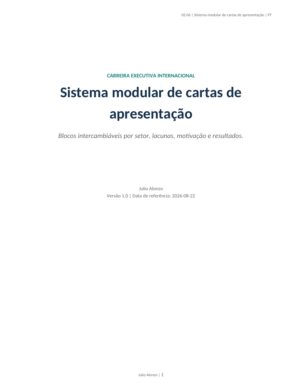 Portada real de Sistema de carta de presentación modular, Product_ID 02.06