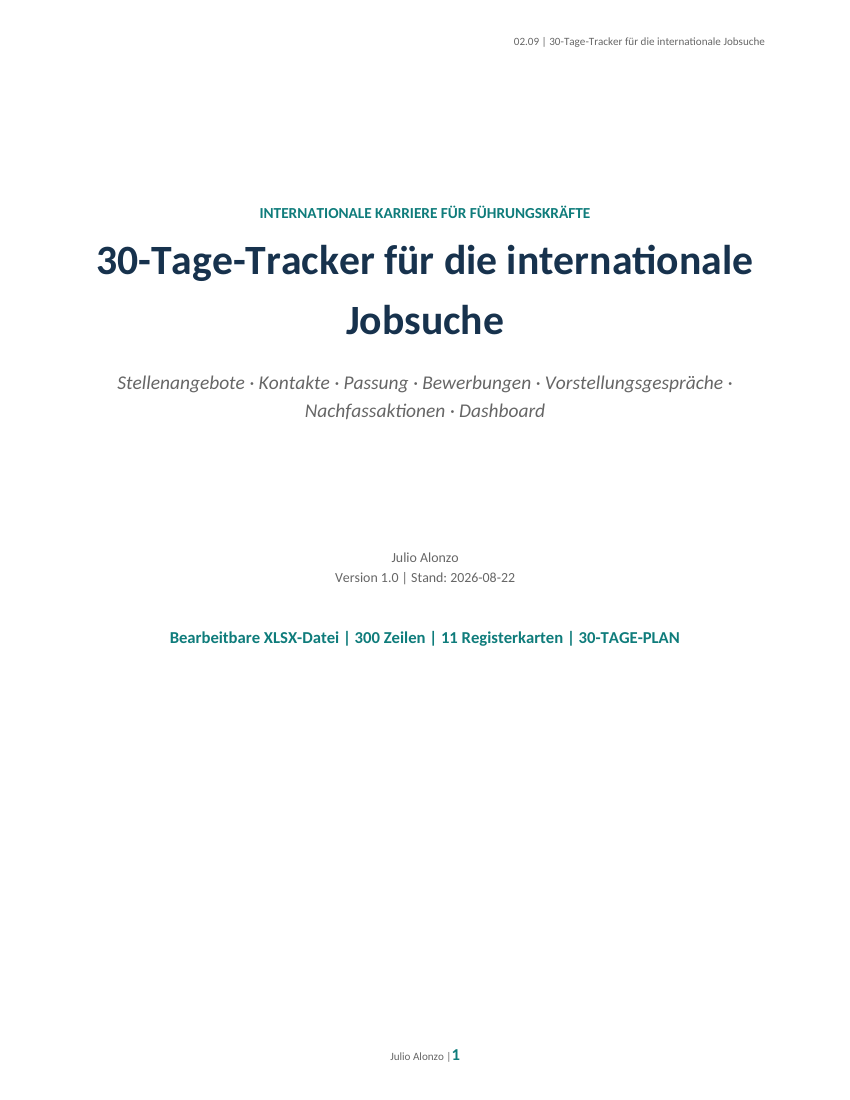 Portada real de Tracker de búsqueda internacional de 30 días, Product_ID 02.09