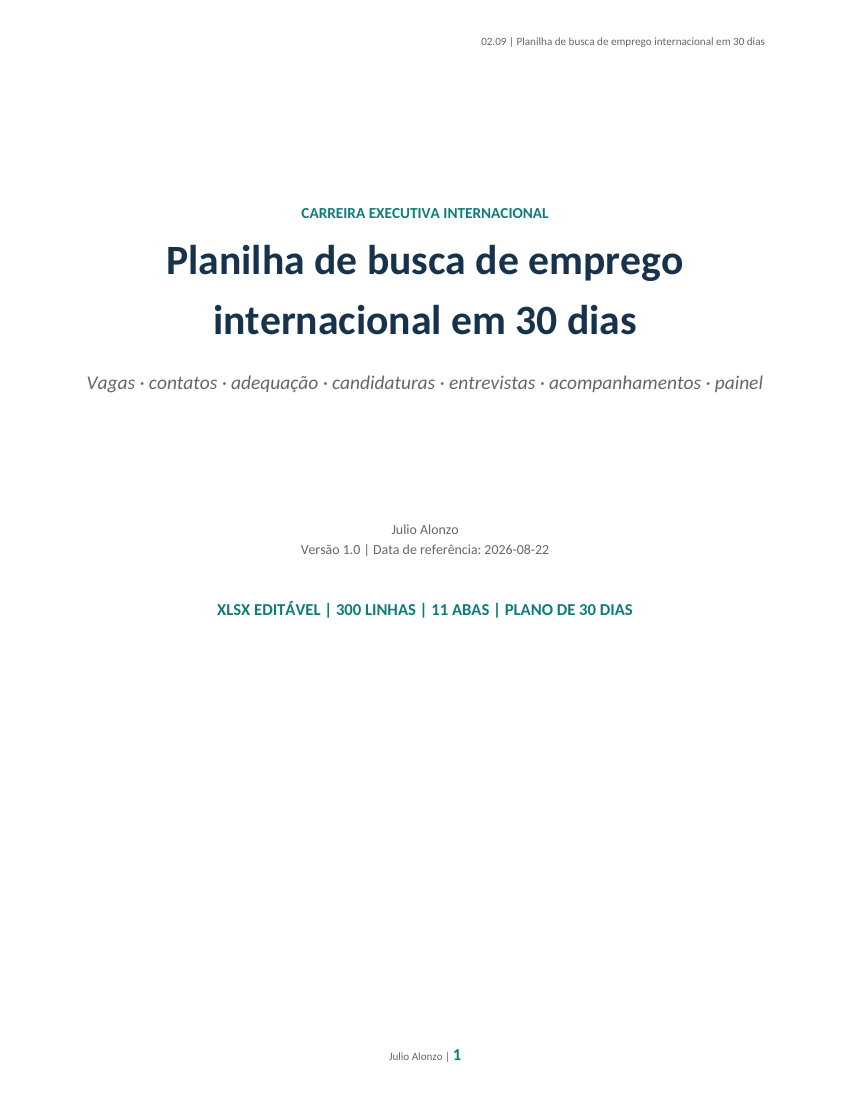 Portada real de Tracker de búsqueda internacional de 30 días, Product_ID 02.09