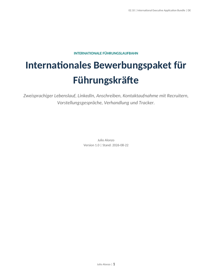 Portada real de International Executive Application Bundle, Product_ID 02.10