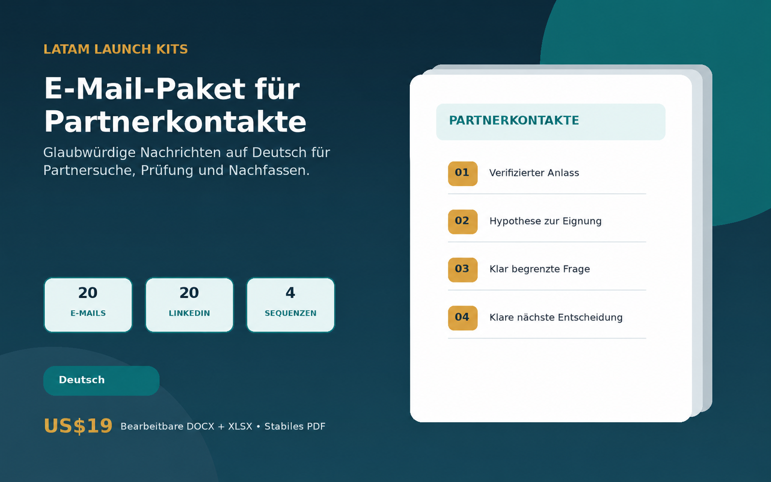 Portada real de Partner Outreach Email Pack EN/ES, Product_ID 03.06