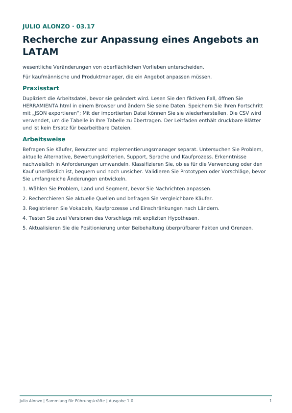 Portada real de Investigación para adaptar una oferta a LATAM, Product_ID 03.17