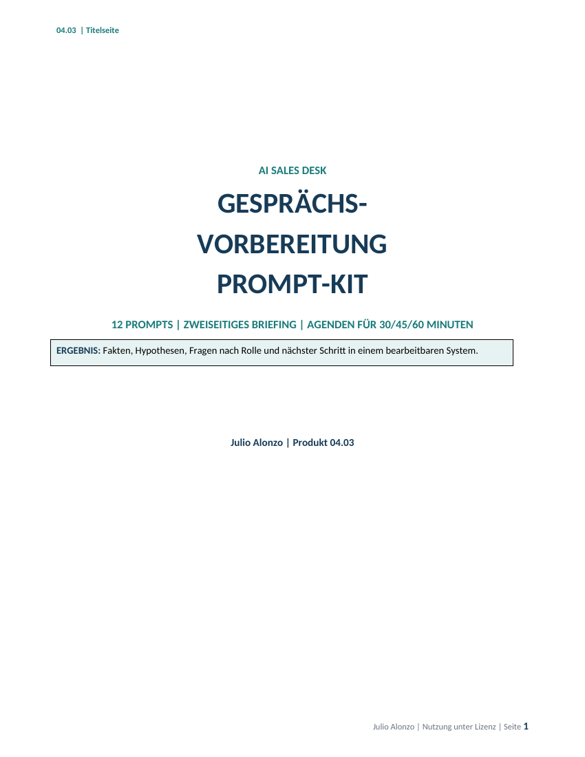 Portada real de Meeting Preparation Prompt Kit, Product_ID 04.03