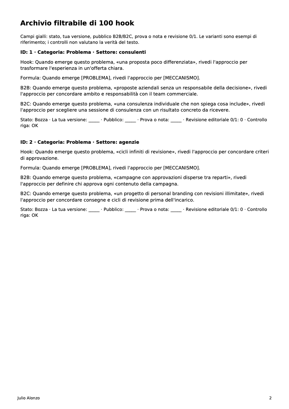 Portada real de 100 hooks para expertos y negocios de servicios, Product_ID 06.02