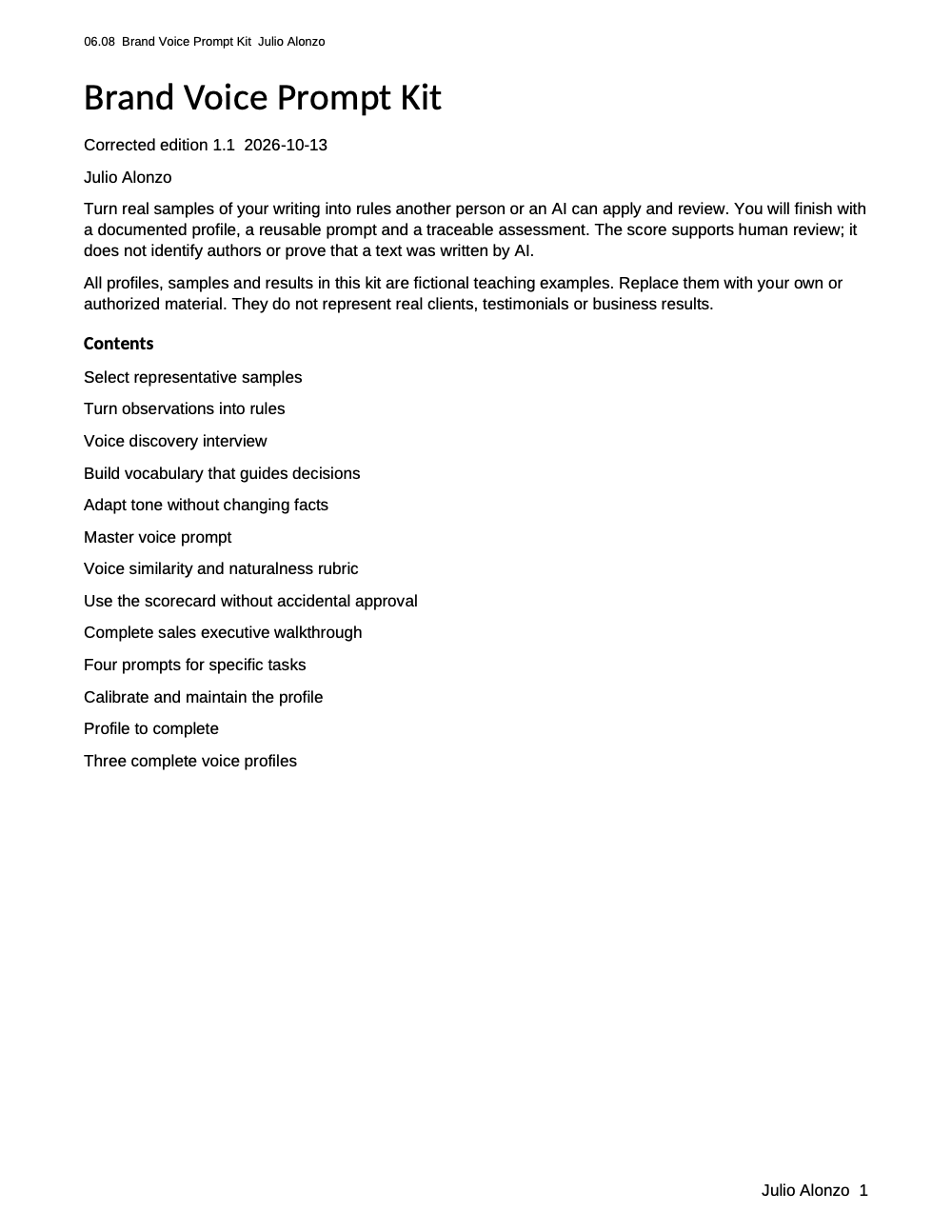 Portada real de Brand Voice Prompt Kit, Product_ID 06.08
