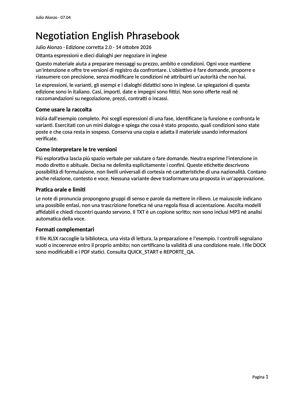 Portada real de Negotiation English Phrasebook, Product_ID 07.04